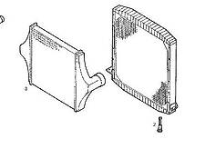 engine cooling radiator for IVECO EuroTech (MP) FSA (400 E 34 ) truck