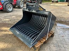 NLB Sieblöffel MS08 Seperator Minibagger Schiebschaufel
