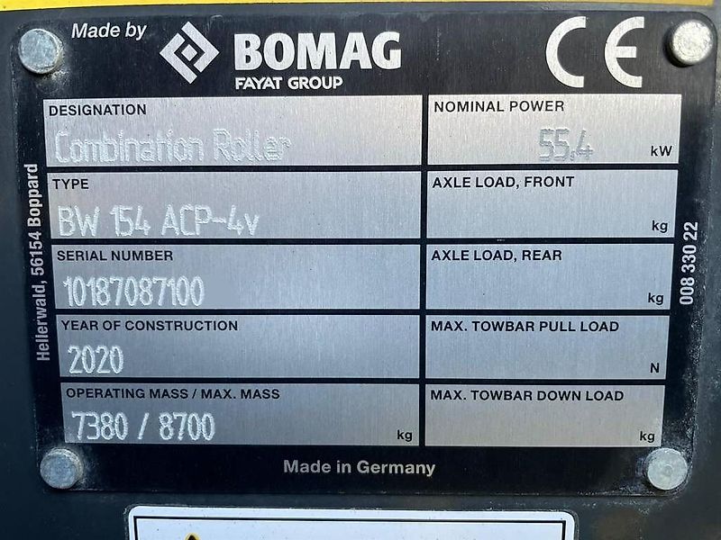 Bomag combination roller BW 154 ACP 4V