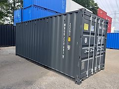 20 Fuß DV Lagercontainer / Seecontainer / Materialcontainer one way, RAL 7016